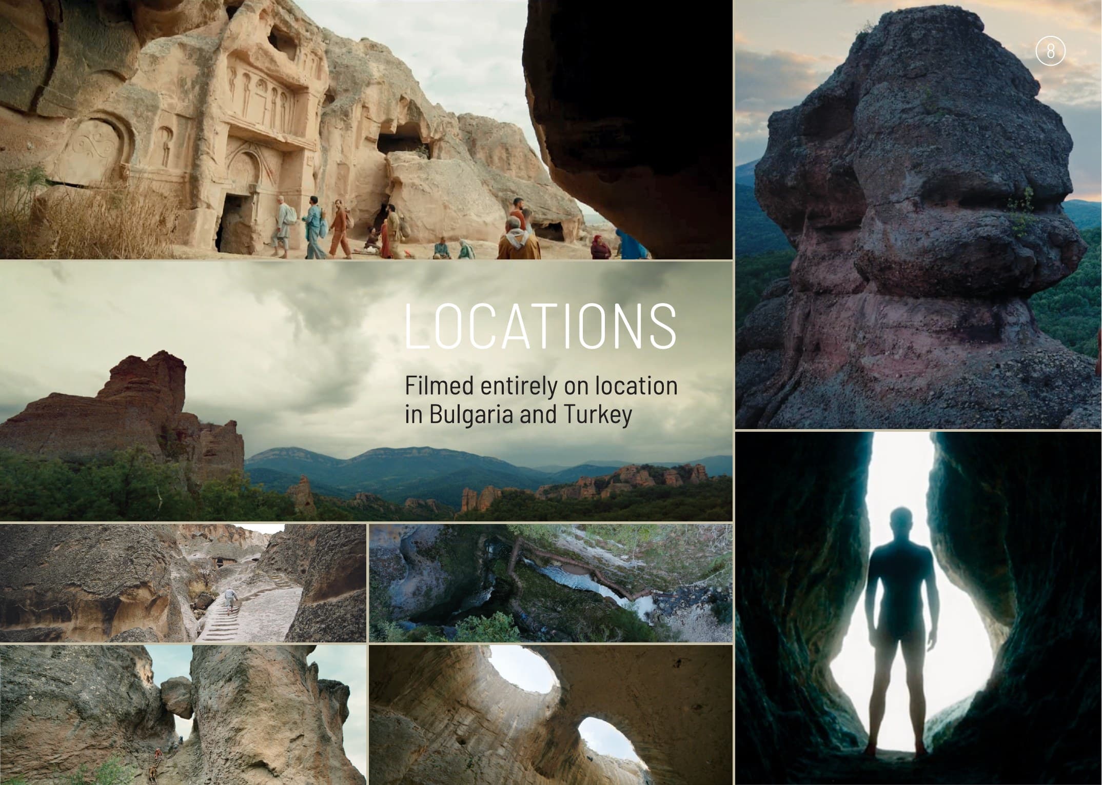 Locations — filmed entirely on location in Bulgaria and Turkey
